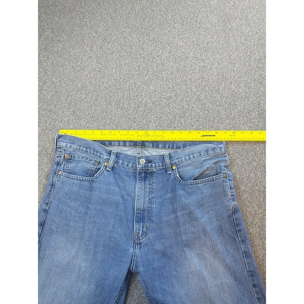 Levis 550 Relaxed Fit Jeans Mens 38x27 Blue Medium Wash Tapered Leg Denim Pants
